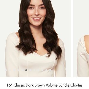 Luxy Hair 16” Classic Dark Brown Volume Clip-Ins